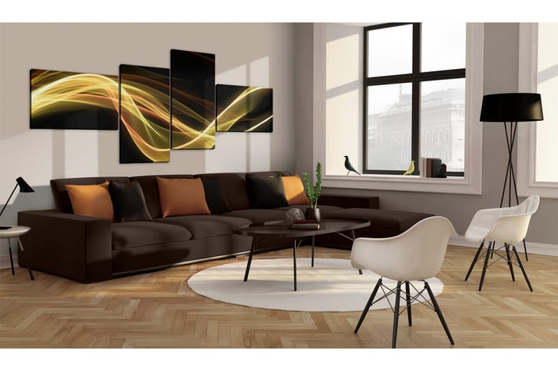 Billede An Abstract Fogg 100x45 - Artgeist sp. z o. o. - Boligtilbehør - Billeder & kunst - Billeder på lærred