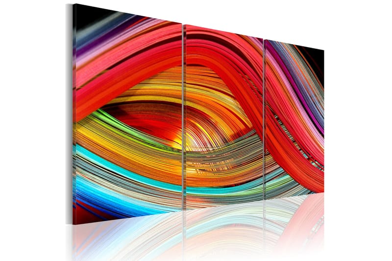 Billede an abstract rainbow 90x60, Artgeist sp. z o. o.