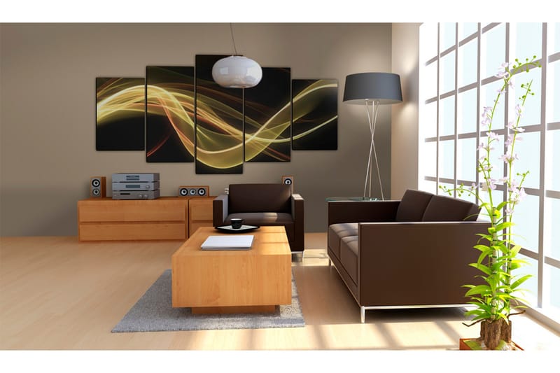 Billede An Abstract Smoke-Screen 100x50 - Artgeist sp. z o. o. - Boligtilbehør - Billeder & kunst - Billeder på lærred