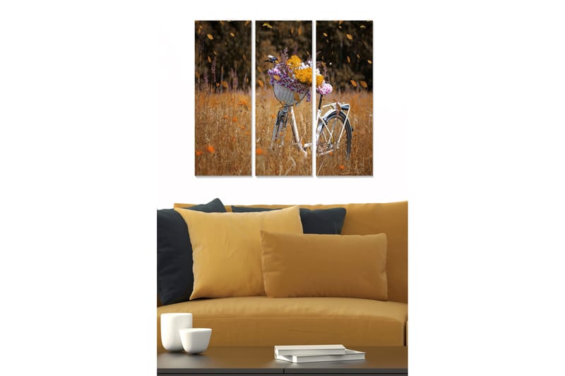 Billede Animal 3 stk Flerfarvet, 22x05 cm