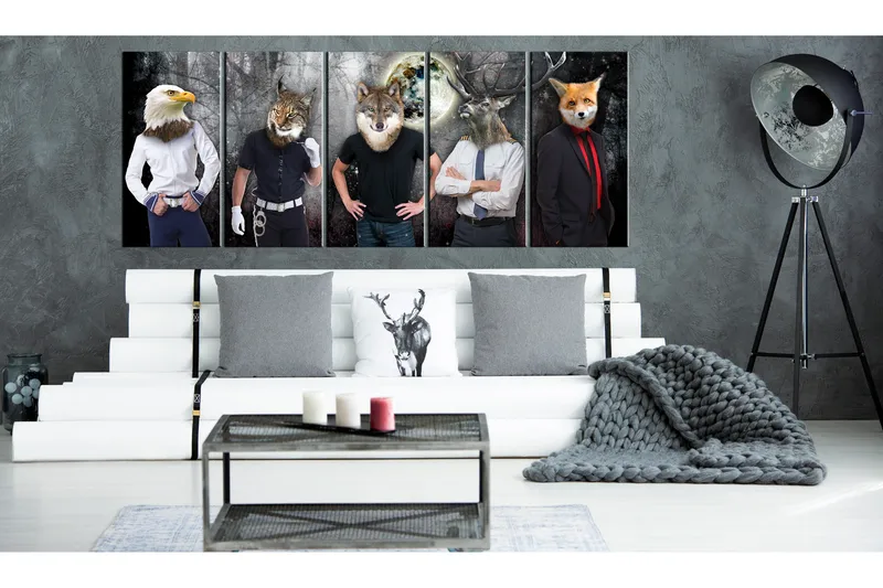 Billede Animal Faces 200x80, Artgeist sp. z o. o.