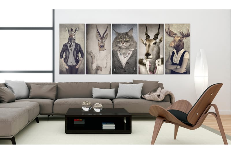 Billede Animal Masks 200x80, Artgeist sp. z o. o.