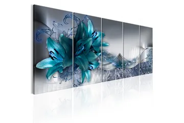 Billede Arctic Lilies 200x80 - Artgeist sp. z o. o. - Boligtilbehør - Billeder & kunst - Billeder på lærred