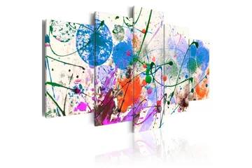 Billede Artist's Fun 200x100 - Artgeist sp. z o. o. - Boligtilbehør - Billeder & kunst - Billeder på lærred