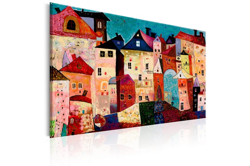 Billede Artistic City 90x60 - Artgeist sp. z o. o. - Boligtilbehør - Billeder & kunst - Billeder på lærred