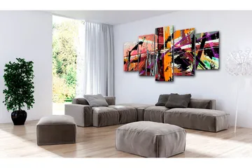 Billede Artistic Madness 200x100 - Artgeist sp. z o. o. - Boligtilbehør - Billeder & kunst - Billeder på lærred