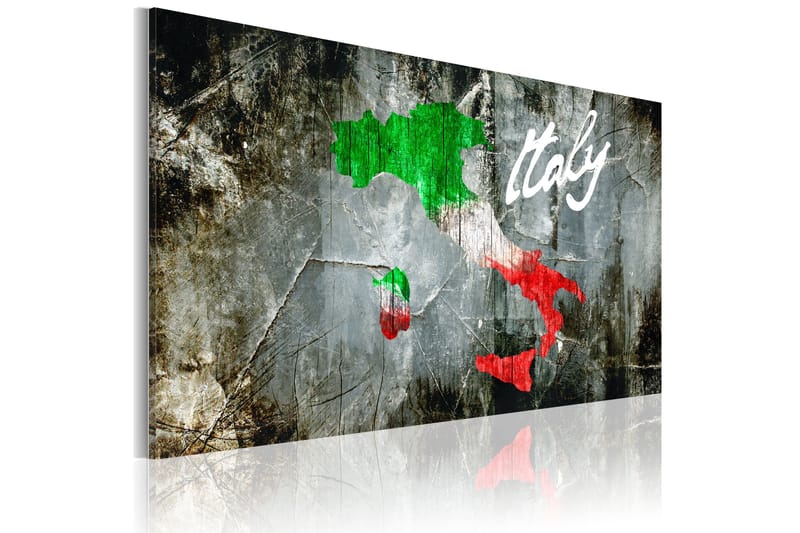 Billede Artistic map of Italy 120x80, Artgeist sp. z o. o.