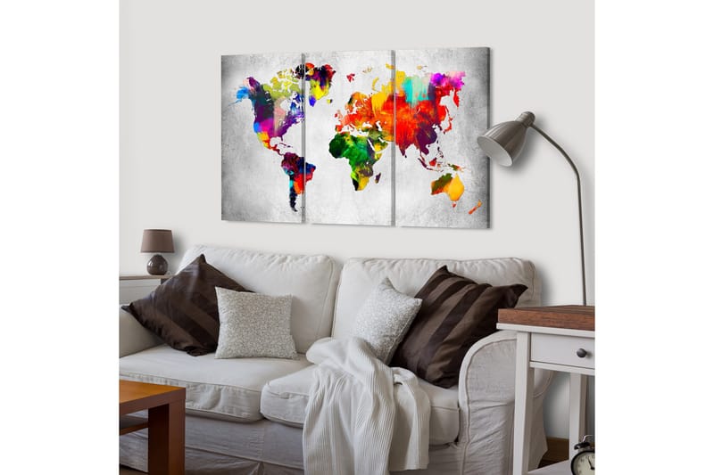 Billede Artistic World Triptych 90x60, Artgeist sp. z o. o.