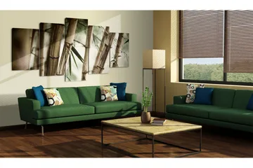 Billede Asian Bamboo Forest 200x100 - Artgeist sp. z o. o. - Boligtilbehør - Billeder & kunst - Billeder på lærred
