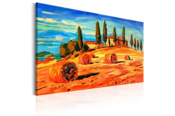 Billede august i Toscana 120x80 - Artgeist sp. z o. o. - Boligtilbehør - Billeder & kunst - Billeder på lærred