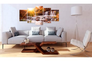 Billede Autumn's Valley 100x50 - Artgeist sp. z o. o. - Boligtilbehør - Billeder & kunst - Billeder på lærred