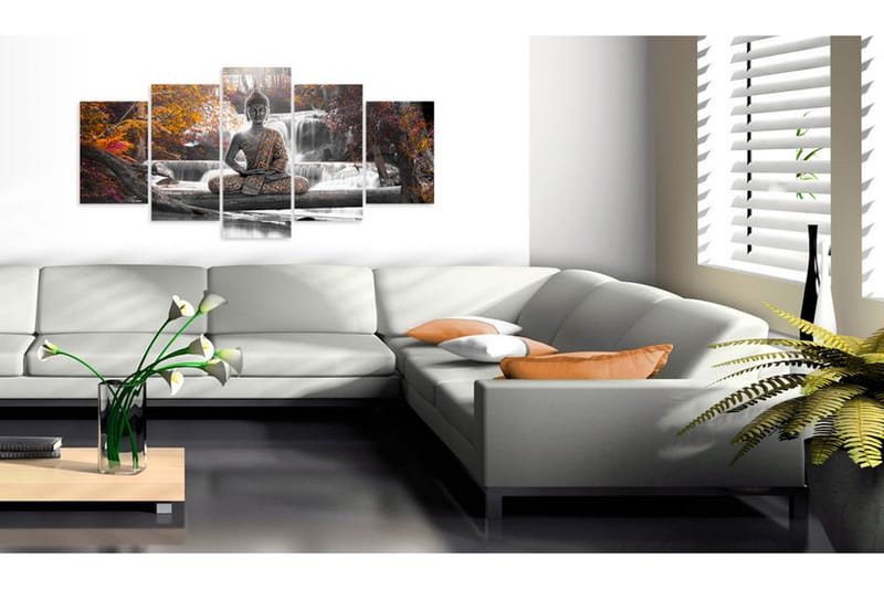 Billede Autumn Buddha 100x50 - Artgeist sp. z o. o. - Boligtilbehør - Billeder & kunst - Billeder på lærred