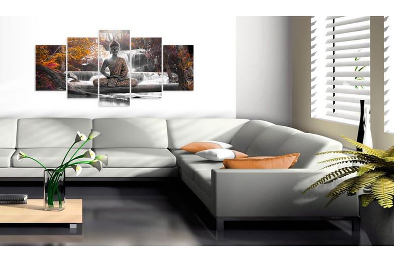 Billede Autumn Buddha 200x100 - Artgeist sp. z o. o. - Boligtilbehør - Billeder & kunst - Billeder på lærred
