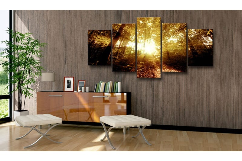 Billede Autumn Forest 200x100 - Artgeist sp. z o. o. - Boligtilbehør - Billeder & kunst - Billeder på lærred