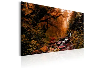 Billede Autumn Waterfall 120x80 - Artgeist sp. z o. o. - Boligtilbehør - Billeder & kunst - Billeder på lærred