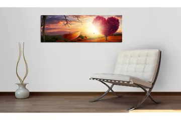 Billede Autumnal Heart 120x40 - Artgeist sp. z o. o. - Boligtilbehør - Billeder & kunst - Billeder på lærred