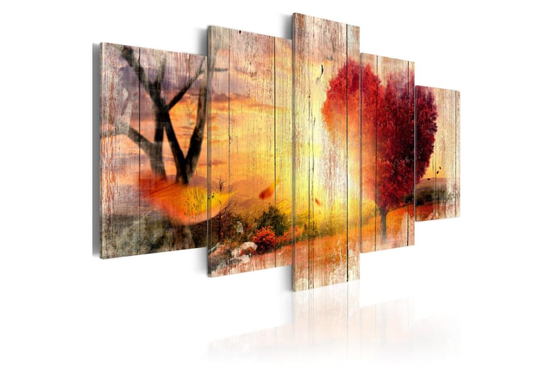 Billede Autumnal Love 100x50, Artgeist sp. z o. o.