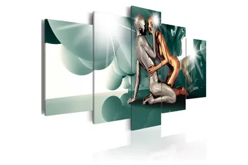 Billede Azure Love 200x100 - Artgeist sp. z o. o. - Boligtilbehør - Billeder & kunst - Billeder på lærred