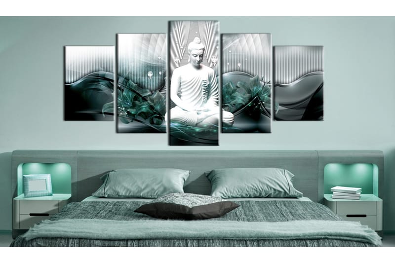 Billede Azure Meditation 100x50 - Artgeist sp. z o. o. - Boligtilbehør - Billeder & kunst - Billeder på lærred