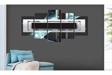 Billede Azure Rain 100x50 - Artgeist sp. z o. o. - Boligtilbehør - Billeder & kunst - Billeder på lærred