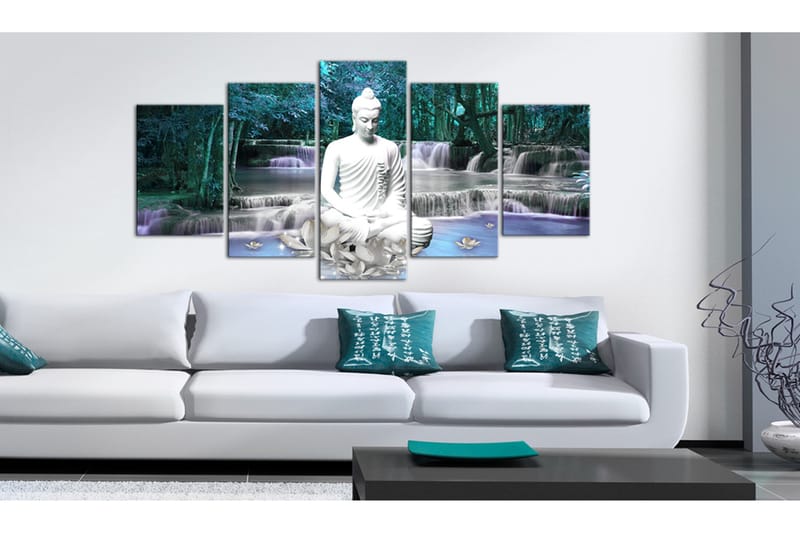 Billede Azure Prayer 100x50 - Artgeist sp. z o. o. - Boligtilbehør - Billeder & kunst - Billeder på lærred
