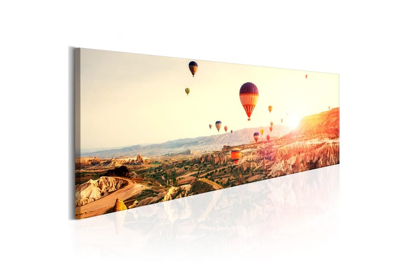 Billede Balloon Rides 120x40 - Artgeist sp. z o. o. - Boligtilbehør - Billeder & kunst - Billeder på lærred
