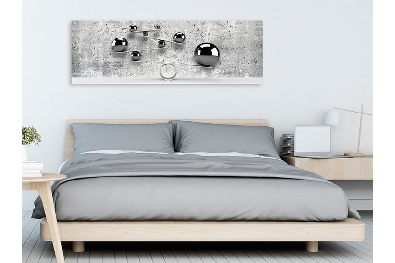 Billede Balls And Concrete 1 Part Narrow 120x40 - Artgeist sp. z o. o. - Boligtilbehør - Billeder & kunst - Billeder på lærred