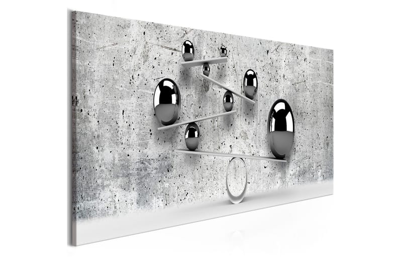 Billede Balls And Concrete 1 Part Narrow 120x40, Artgeist sp. z o. o.