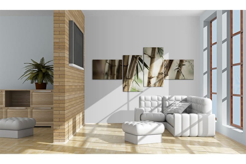 Billede Bamboo Inspiration 200x90 - Artgeist sp. z o. o. - Boligtilbehør - Billeder & kunst - Billeder på lærred
