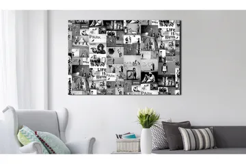 Billede Banksy: Graffiti Collage 120x80 - Artgeist sp. z o. o. - Boligtilbehør - Billeder & kunst - Billeder på lærred