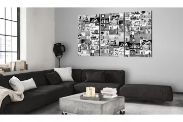 Billede Banksy Graffiti Collage Iii 120x80 - Artgeist sp. z o. o. - Boligtilbehør - Billeder & kunst - Billeder på lærred