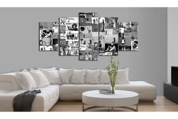 Billede Banksy Graffiti Collage Iv 200x100 - Artgeist sp. z o. o. - Boligtilbehør - Billeder & kunst - Billeder på lærred