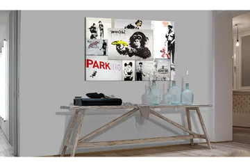 Billede Banksy: Police Fantasies 120x80 - Artgeist sp. z o. o. - Boligtilbehør - Billeder & kunst - Billeder på lærred