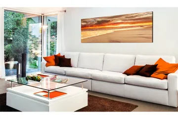 Billede Beach Beatiful Sunset 135x45 - Artgeist sp. z o. o. - Boligtilbehør - Billeder & kunst - Billeder på lærred