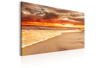 Billede Beach Beatiful Sunset Ii 120x80 - Artgeist sp. z o. o. - Boligtilbehør - Billeder & kunst - Billeder på lærred