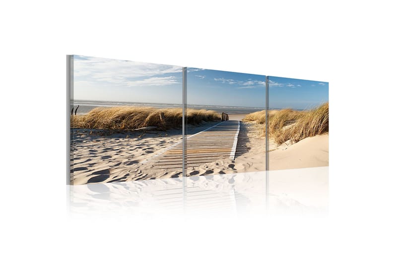 Billede Beach Triptych 120x40, Artgeist sp. z o. o.