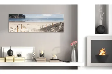 Billede Beach Path 135x45 - Artgeist sp. z o. o. - Boligtilbehør - Billeder & kunst - Billeder på lærred