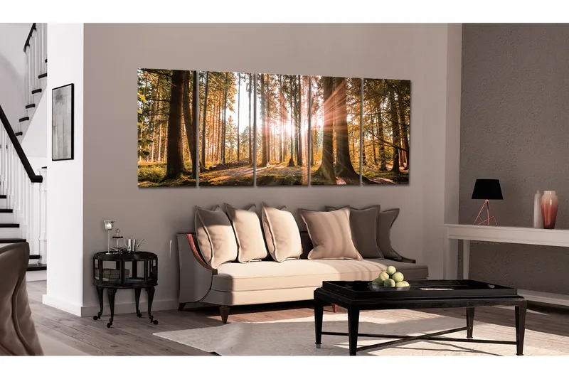 Billede Beauty Of Nature 225x90 - Artgeist sp. z o. o. - Boligtilbehør - Billeder & kunst - Billeder på lærred