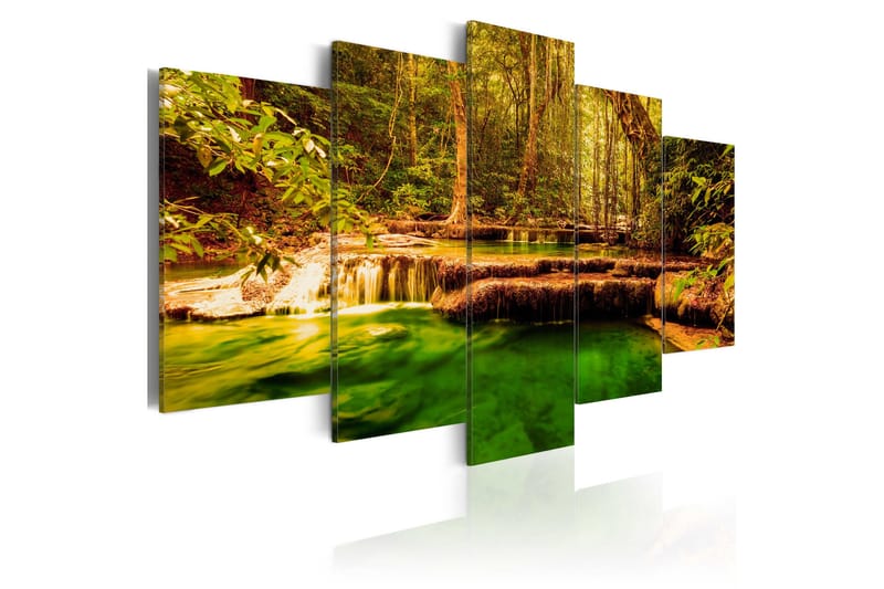 Billede Beauty Of Nature Waterfall 100x50, Artgeist sp. z o. o.