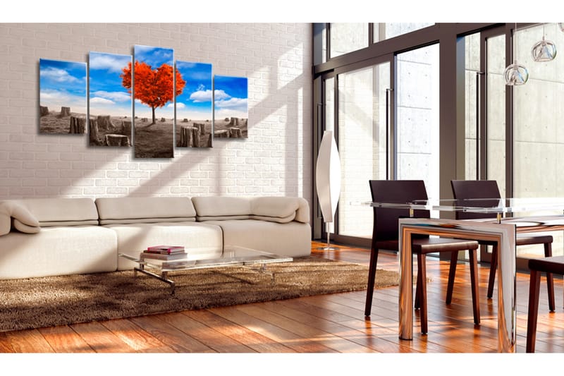 Billede Belive In Love 100x50 - Artgeist sp. z o. o. - Boligtilbehør - Billeder & kunst - Billeder på lærred