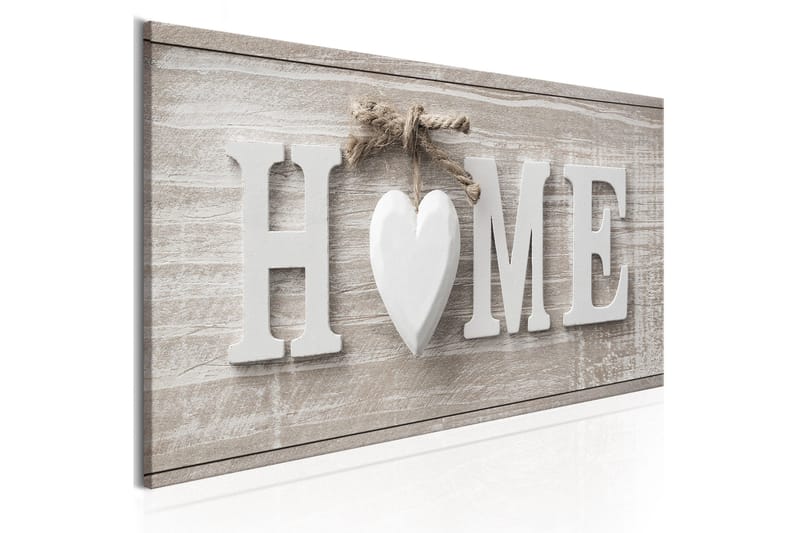 Billede Beloved Home 120x40 - Artgeist sp. z o. o. - Boligtilbehør - Billeder & kunst - Billeder på lærred