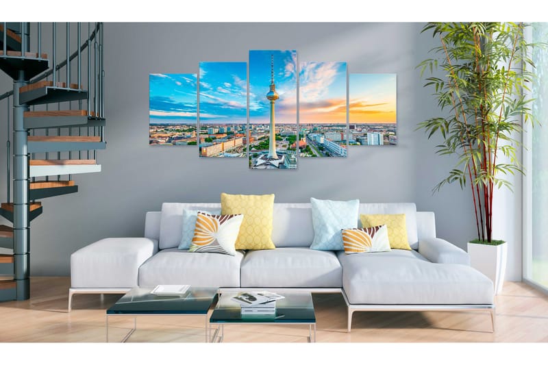 Billede Berlin Tv Tower Germany 100x50 - Artgeist sp. z o. o. - Boligtilbehør - Billeder & kunst - Billeder på lærred