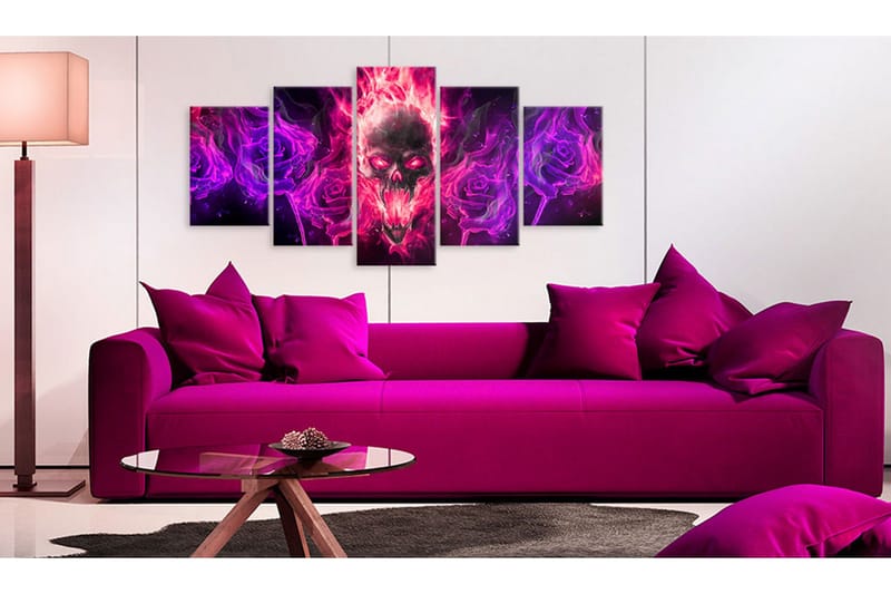 Billede Berry Flames 200x100 - Artgeist sp. z o. o. - Boligtilbehør - Billeder & kunst - Billeder på lærred