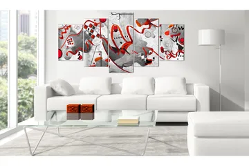 Billede Between Waves 5 Parts Wide 200x100 - Artgeist sp. z o. o. - Boligtilbehør - Billeder & kunst - Billeder på lærred
