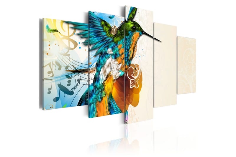 Billede Bird's Music 5 Pieces 200x100, Artgeist sp. z o. o.