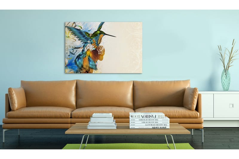 Billede Bird's Music 90x60 - Artgeist sp. z o. o. - Boligtilbehør - Billeder & kunst - Billeder på lærred
