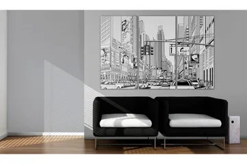 Billede Black & white comic style 90x60 - Artgeist sp. z o. o. - Boligtilbehør - Billeder & kunst - Billeder på lærred