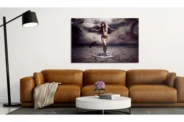 Billede Black Angel 90x60 - Artgeist sp. z o. o. - Boligtilbehør - Billeder & kunst - Billeder på lærred