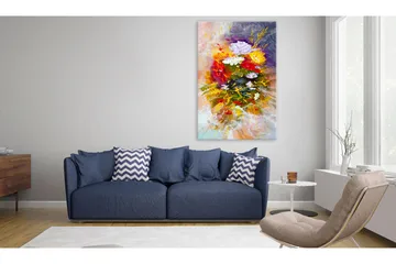 Billede blomster i august 80x120 - Artgeist sp. z o. o. - Boligtilbehør - Billeder & kunst - Billeder på lærred