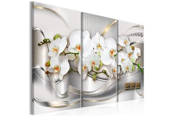 Billede Blooming Orchids 120x80 - Artgeist sp. z o. o. - Boligtilbehør - Billeder & kunst - Billeder på lærred